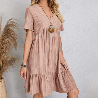 Summer V Neck Dress