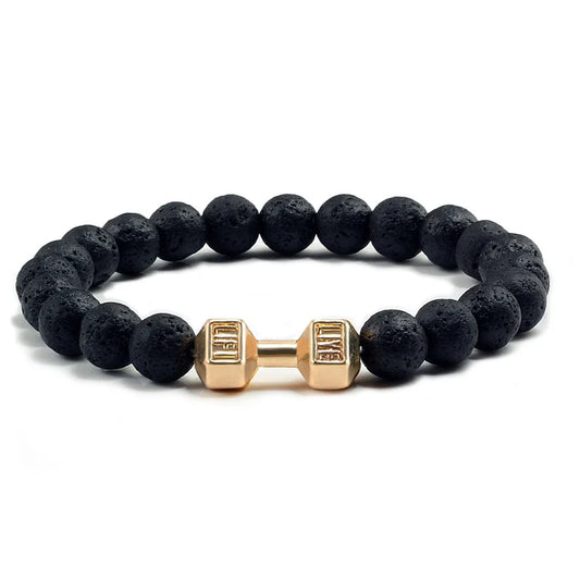 Motivational Dumbbell Bracelet