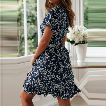 Floral Print Beach Dress