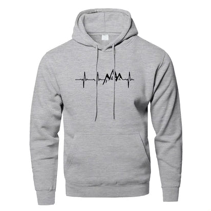 Unisex Mountain Heartbeat Hoodie
