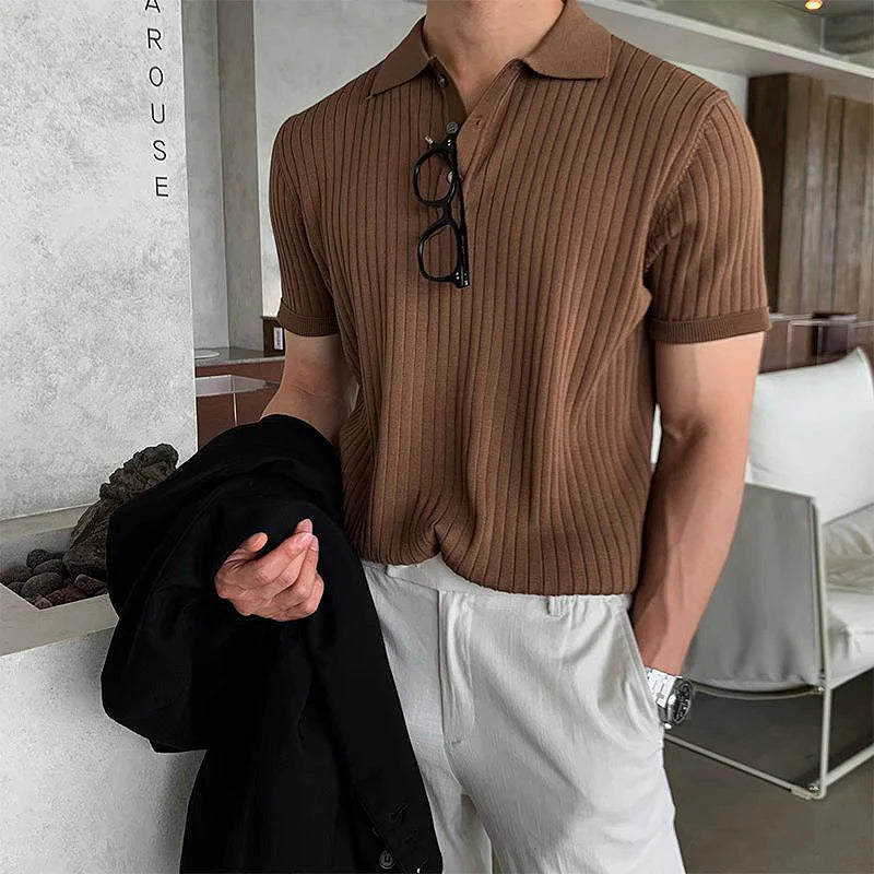 AristaKnit Retro Knit Polo