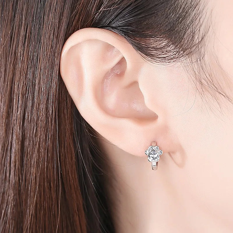 Paw Print Earrings