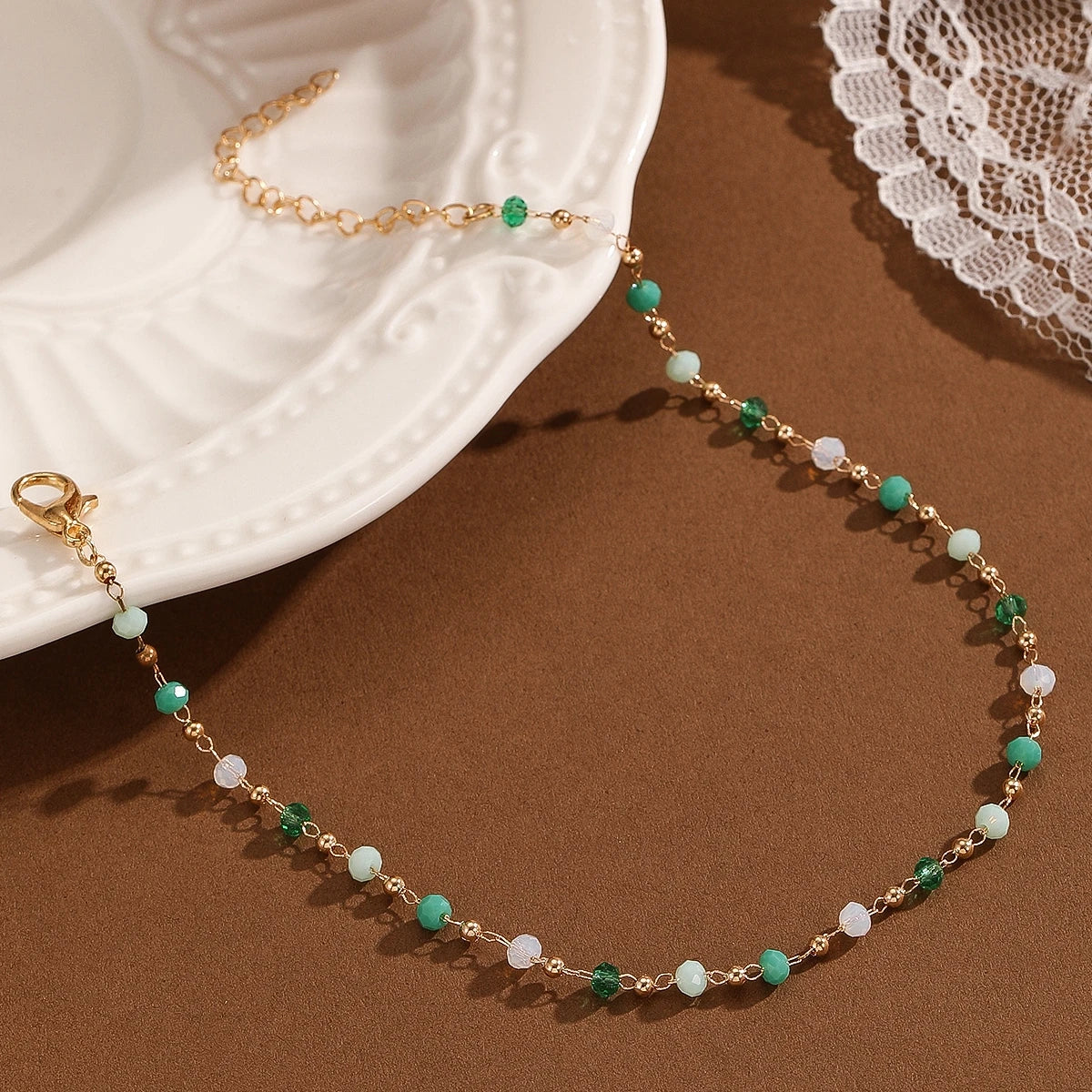 Bohemian Stone Anklet