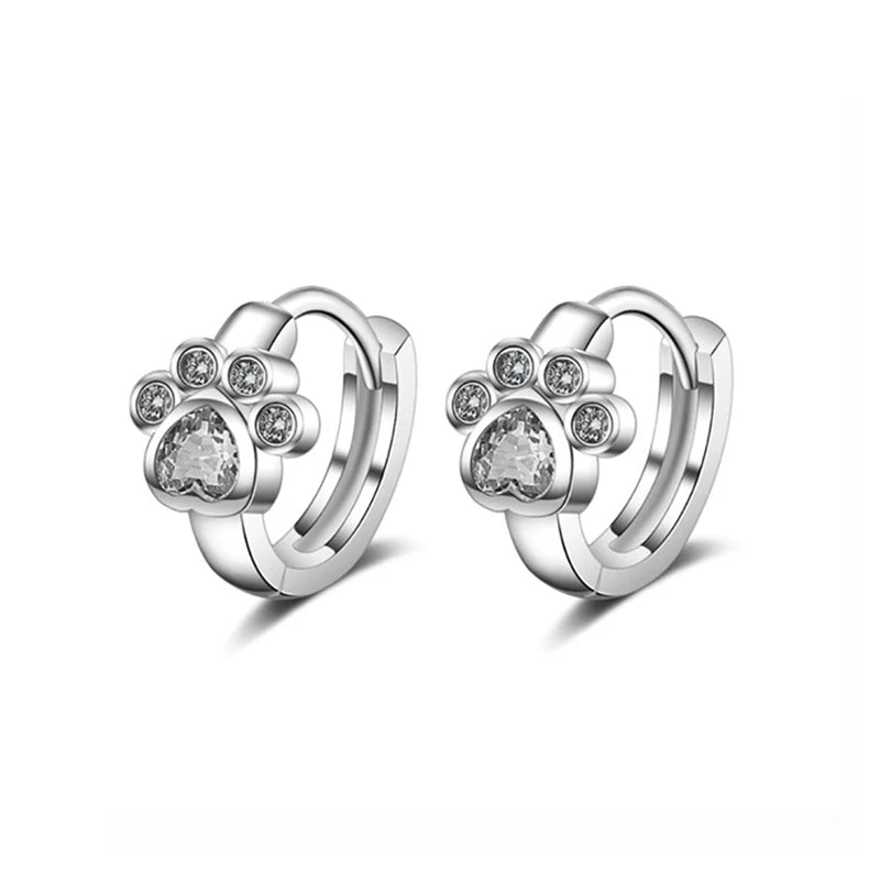 Paw Print Earrings