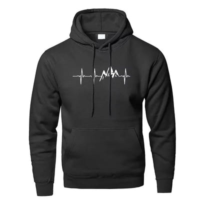 Unisex Mountain Heartbeat Hoodie