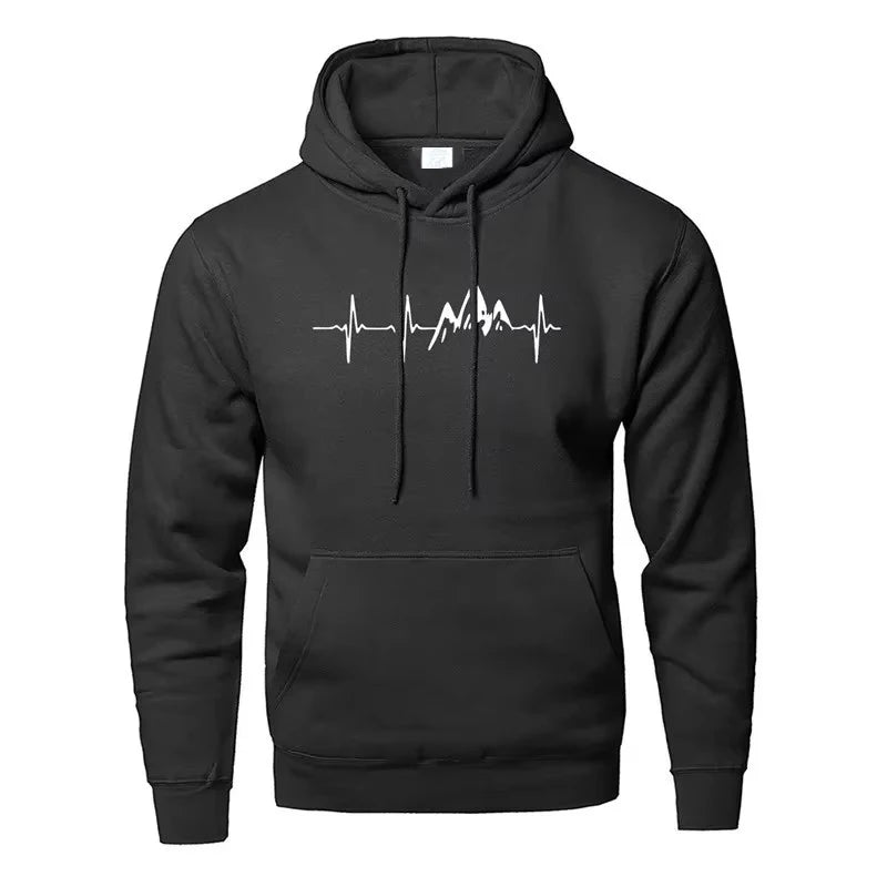 Unisex Mountain Heartbeat Hoodie