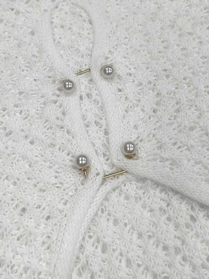 White Knit Long Backless Dress