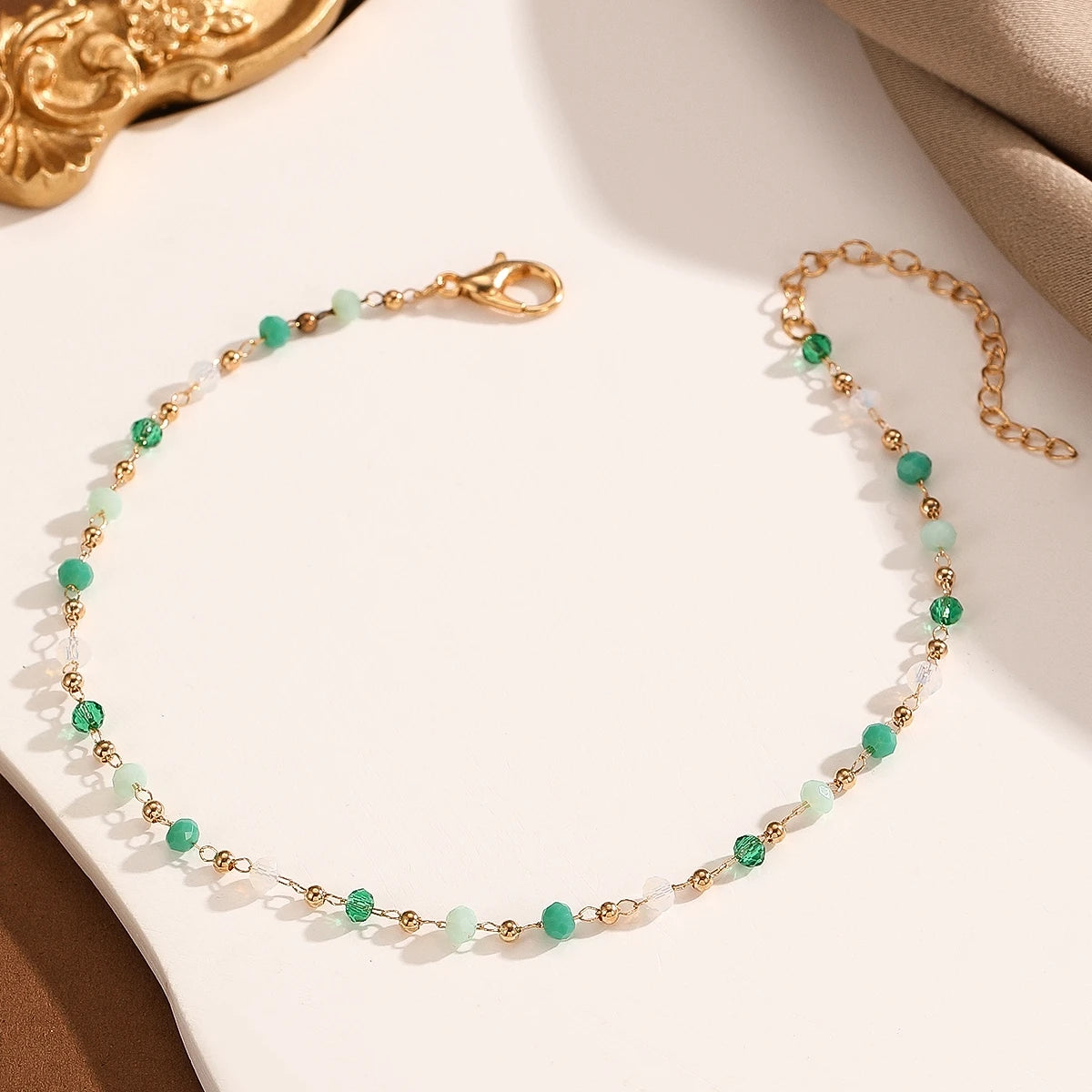 Bohemian Stone Anklet