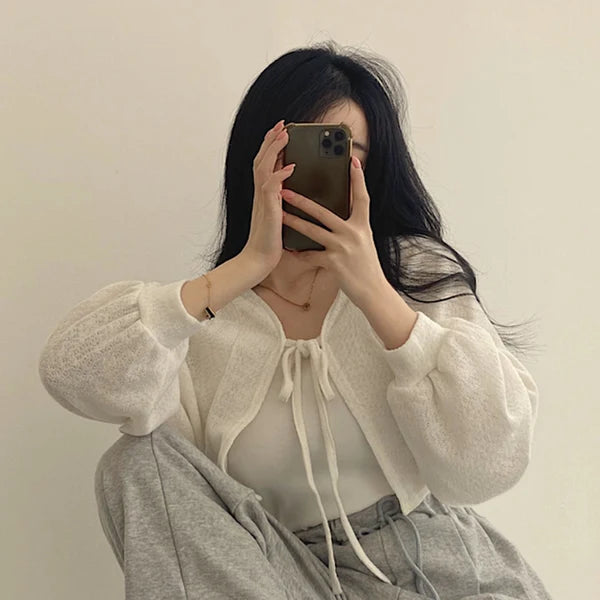 Knitted Ribbon Top