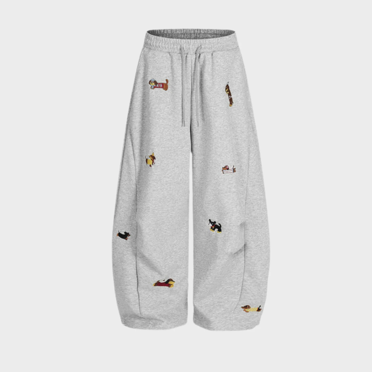Virelli Pup Embroidered Barrel Sweatpants