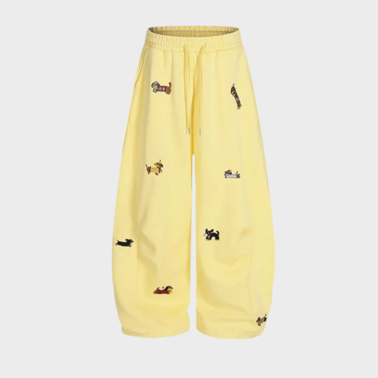 Virelli Pup Embroidered Barrel Sweatpants