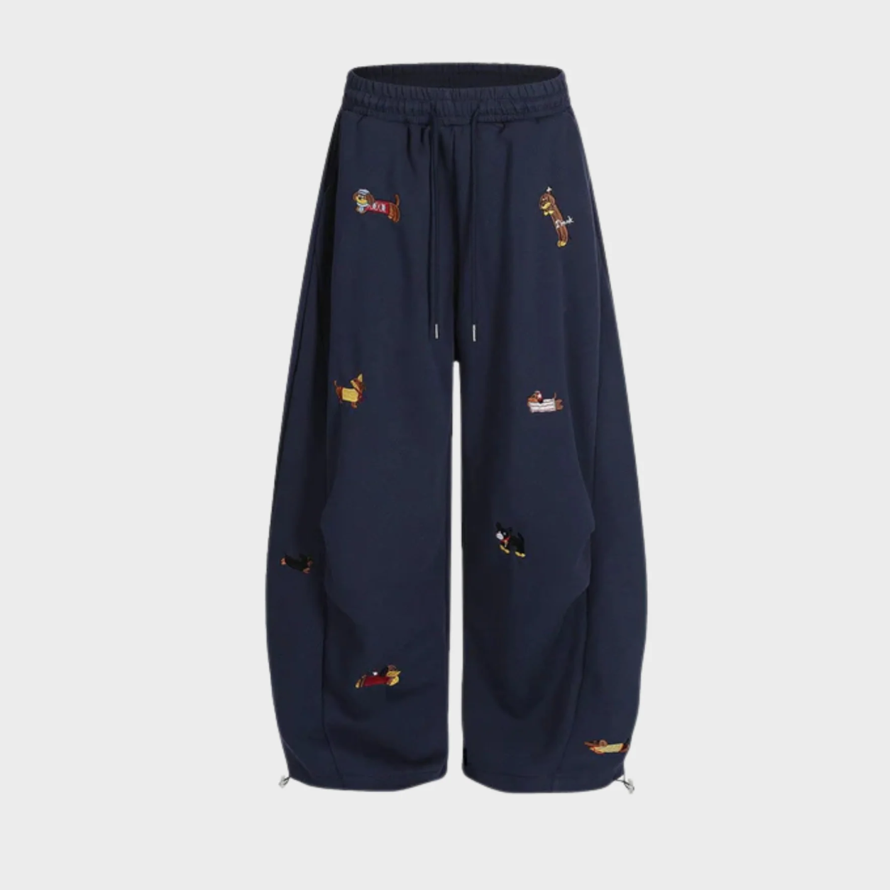 Virelli Pup Embroidered Barrel Sweatpants