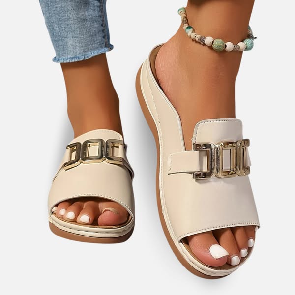 Kara Comfy Buckle Sandals