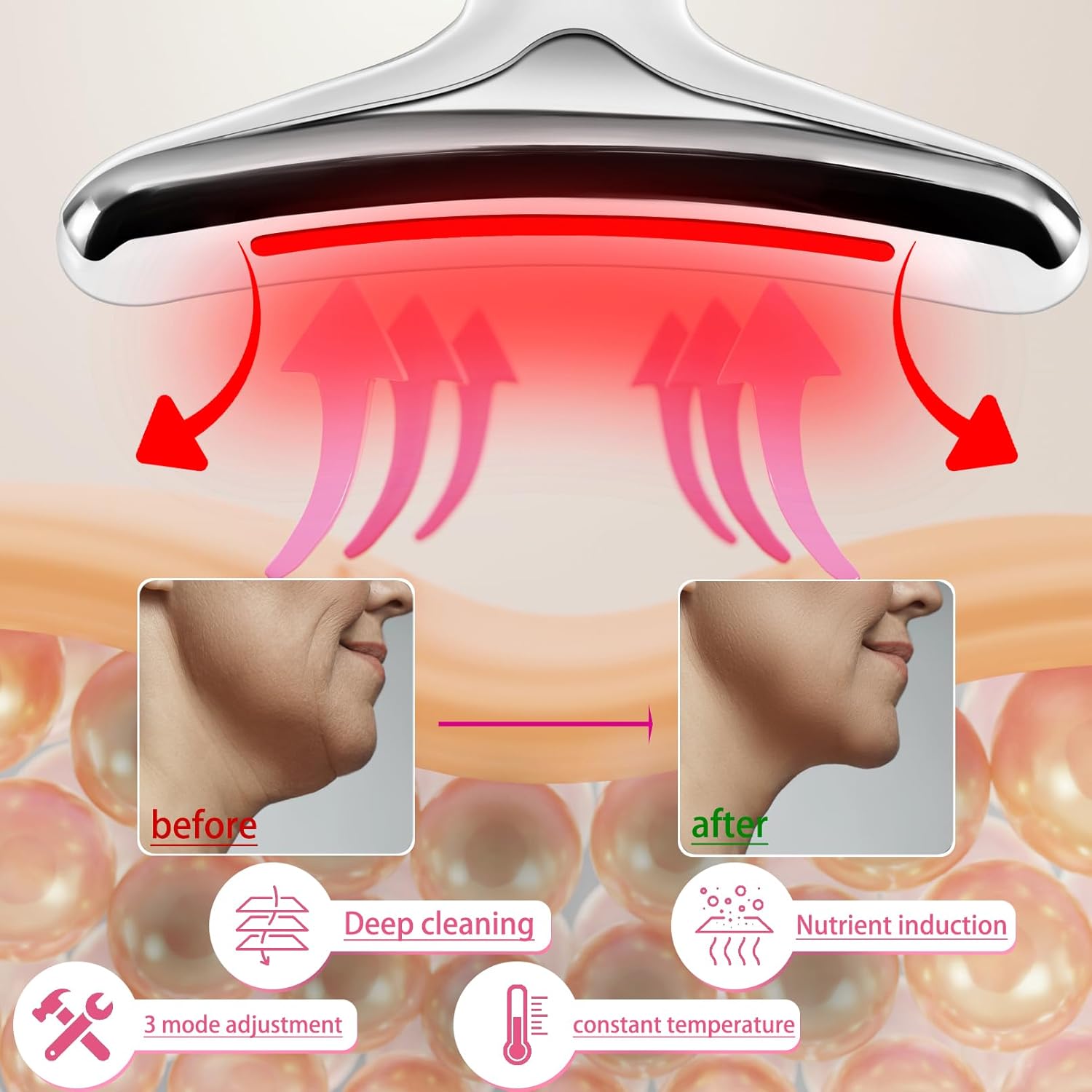 Noveaura™  Face Massager | Anti-Aging | Skin Tightening | Wrinkle Reducer