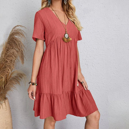 Summer V Neck Dress