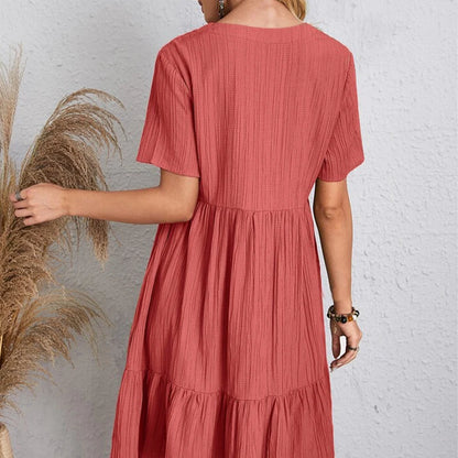 Summer V Neck Dress