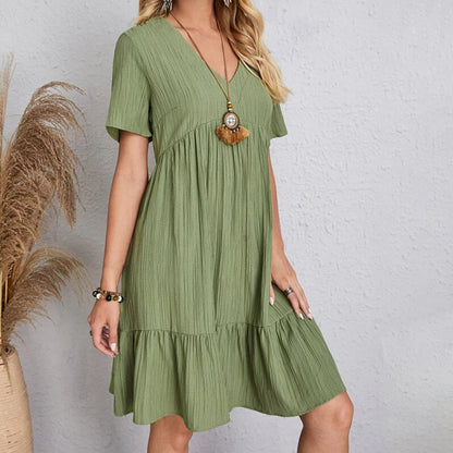 Summer V Neck Dress