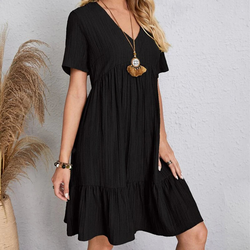 Summer V Neck Dress