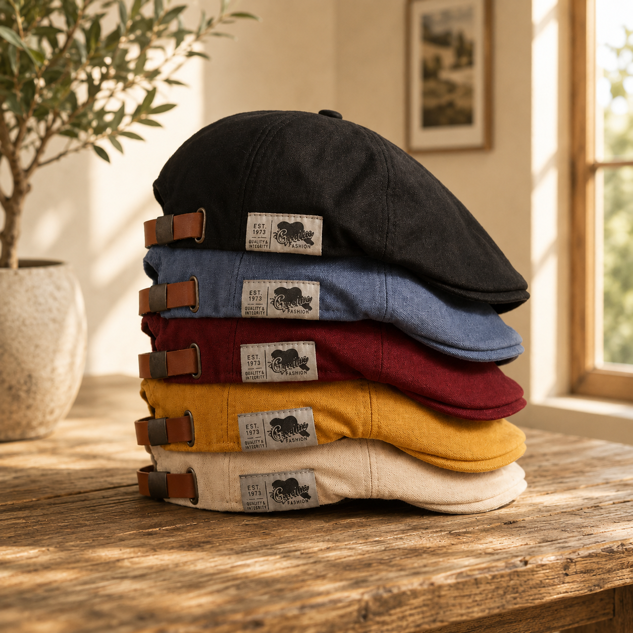Langston Cotton Flat Cap