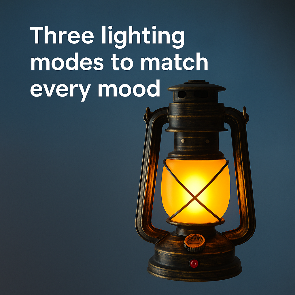 Noveaura™ Rechargeable Retro Lantern
