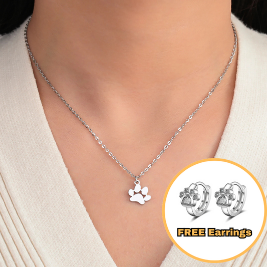 Paw Print Necklace