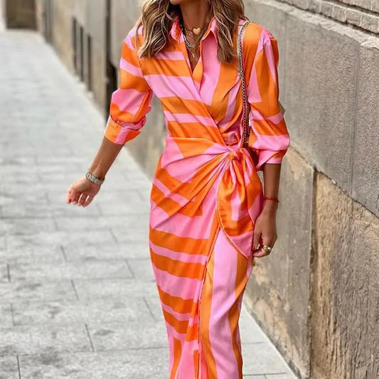 Elena™ Wrap Dress with Print