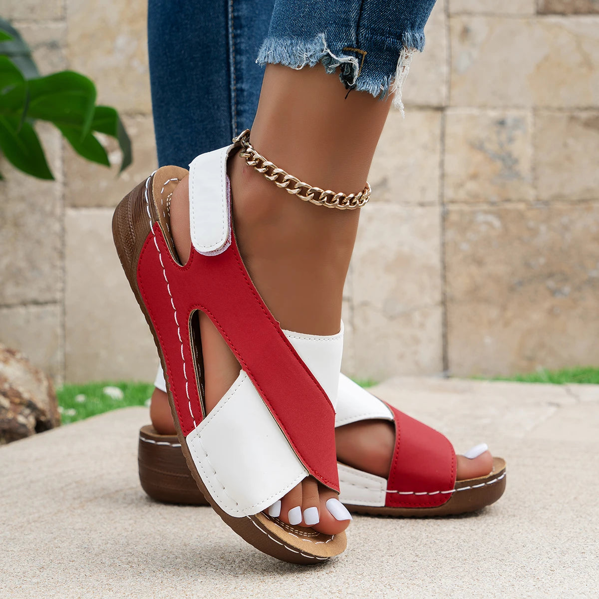 Estelle Summer Wedge Sandals