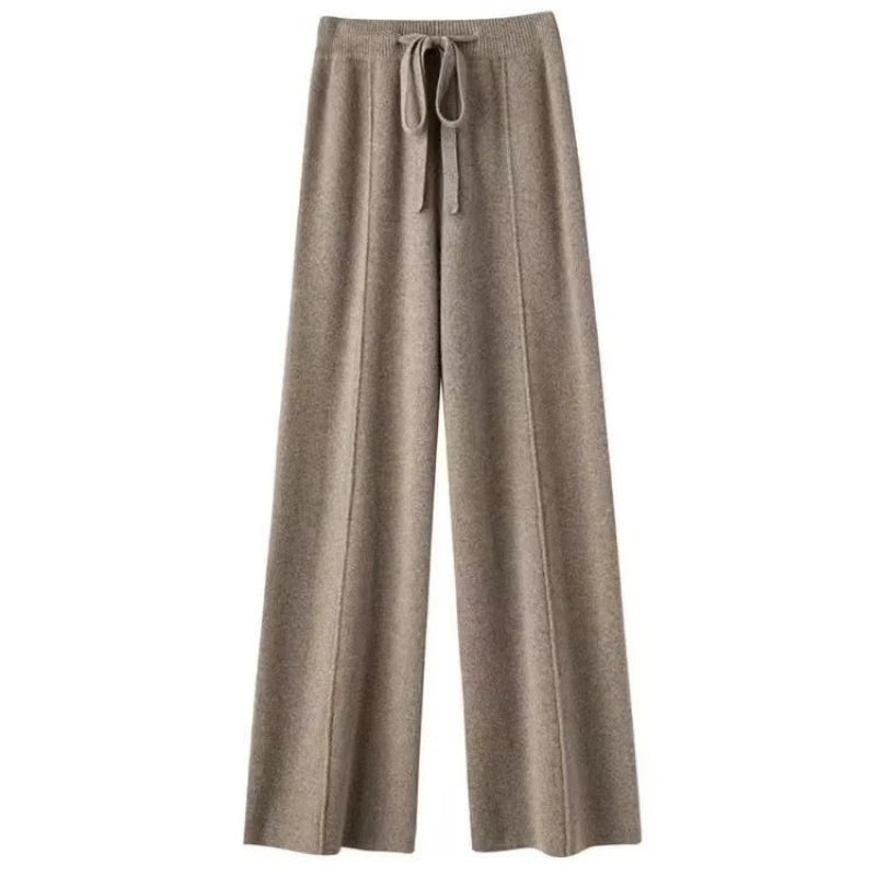 Merino™ Wool Knitted Wide Leg Pants