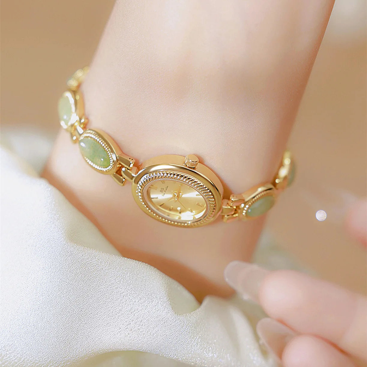 Luxury Bracelet Stone Watch