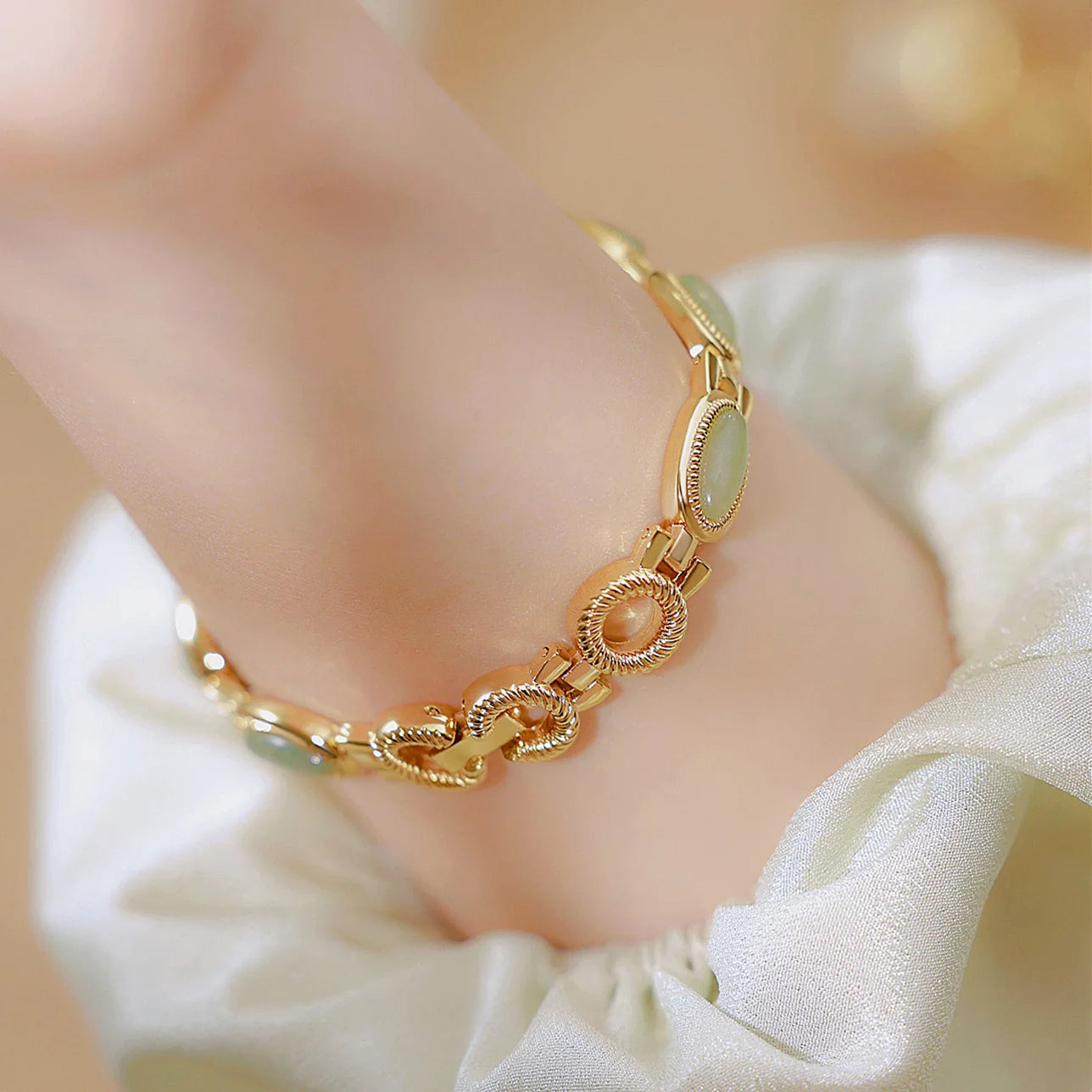 Luxury Bracelet Stone Watch