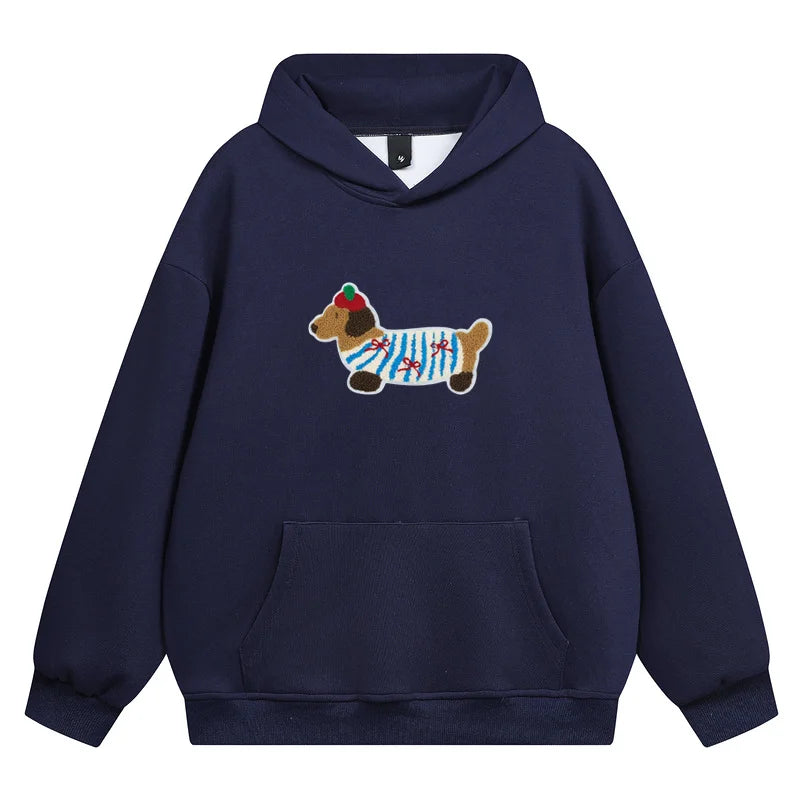 Virelli Pup Embroidered Hoodie