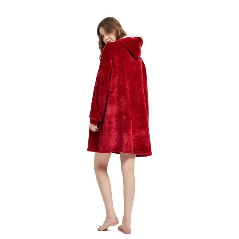 Noveaura™ Christmas Blanket Hoodie