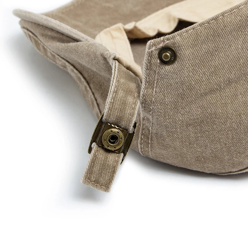 Signature Denim Flat Cap