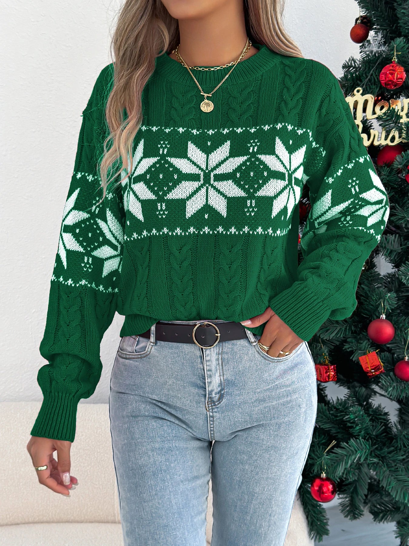 Nora™ Snowflake Sweatshirts