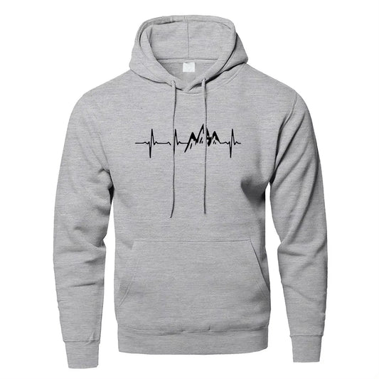 Unisex Mountain Heartbeat Hoodie