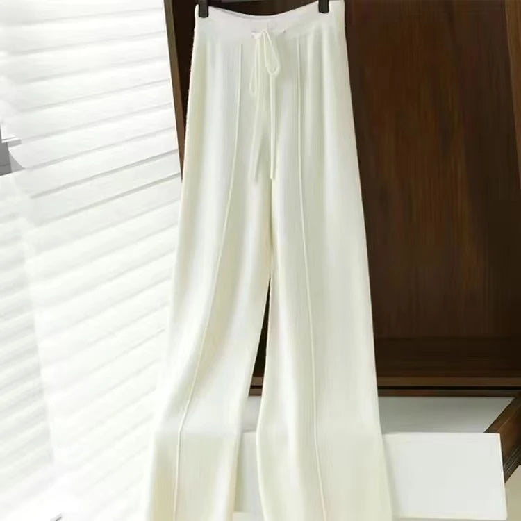 Merino™ Wool Knitted Wide Leg Pants