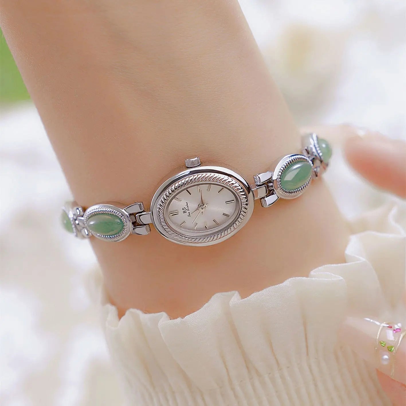 Luxury Bracelet Stone Watch