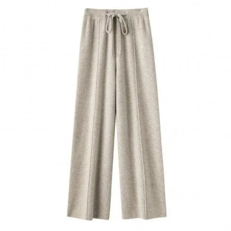 Merino™ Wool Knitted Wide Leg Pants
