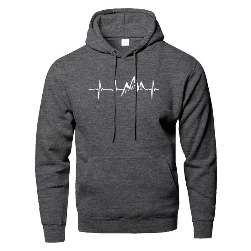 Unisex Mountain Heartbeat Hoodie