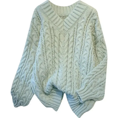 Lauren™ V-Neck Twisted Sweater