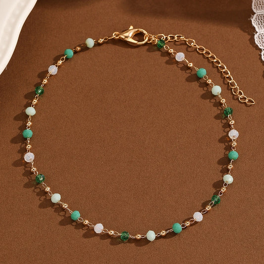 Bohemian Stone Anklet