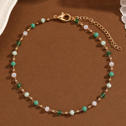 Bohemian Stone Anklet
