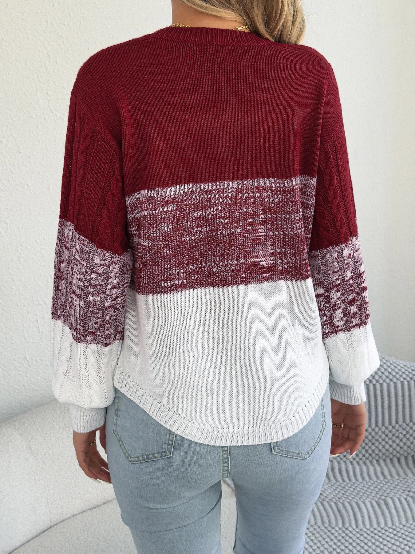 Ella™ Block Striped Sweater