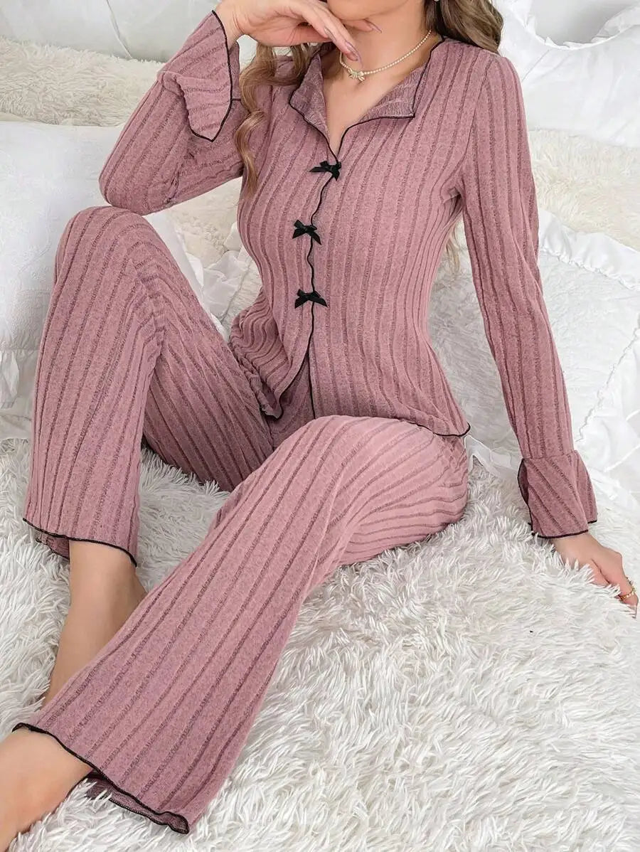 DreamKnit™ Bow Pyjama Set
