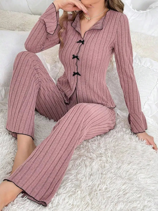 DreamKnit™ Bow Pyjama Set
