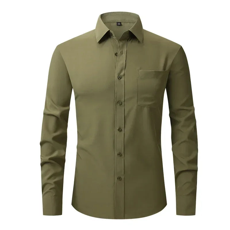 Sleek Versatile Long-Sleeved Shirt™