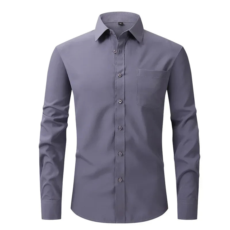 Sleek Versatile Long-Sleeved Shirt™