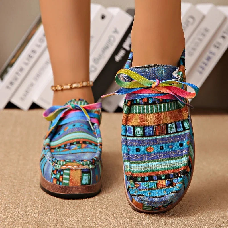 Chic Lace-Up Flats for Women