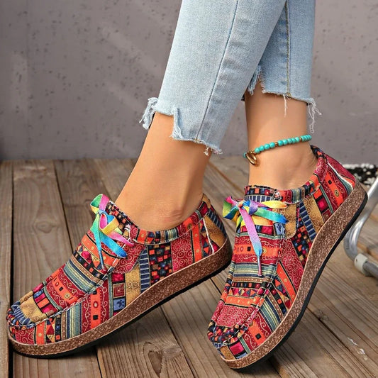 Chic Lace-Up Flats for Women
